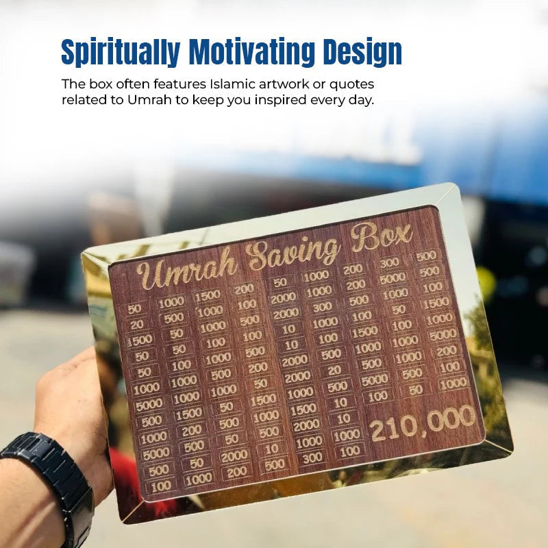 Umrah Saving Box | Niyat Box for Hajj & Umrah