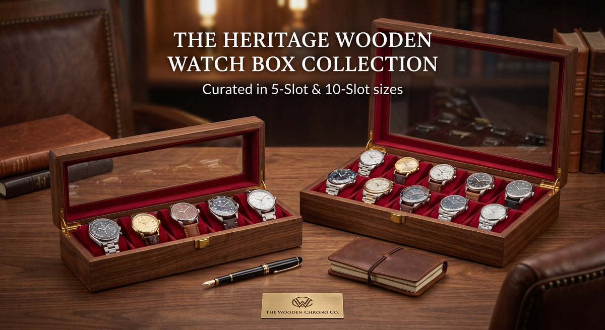 The Heritage Wooden Watch Boxes
