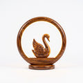 Premium Wooden Swan LED Night Light | Artisan Handcrafted Sheesham Lamp